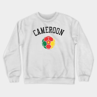 Cameroon Soccer Team Heritage Flag Crewneck Sweatshirt